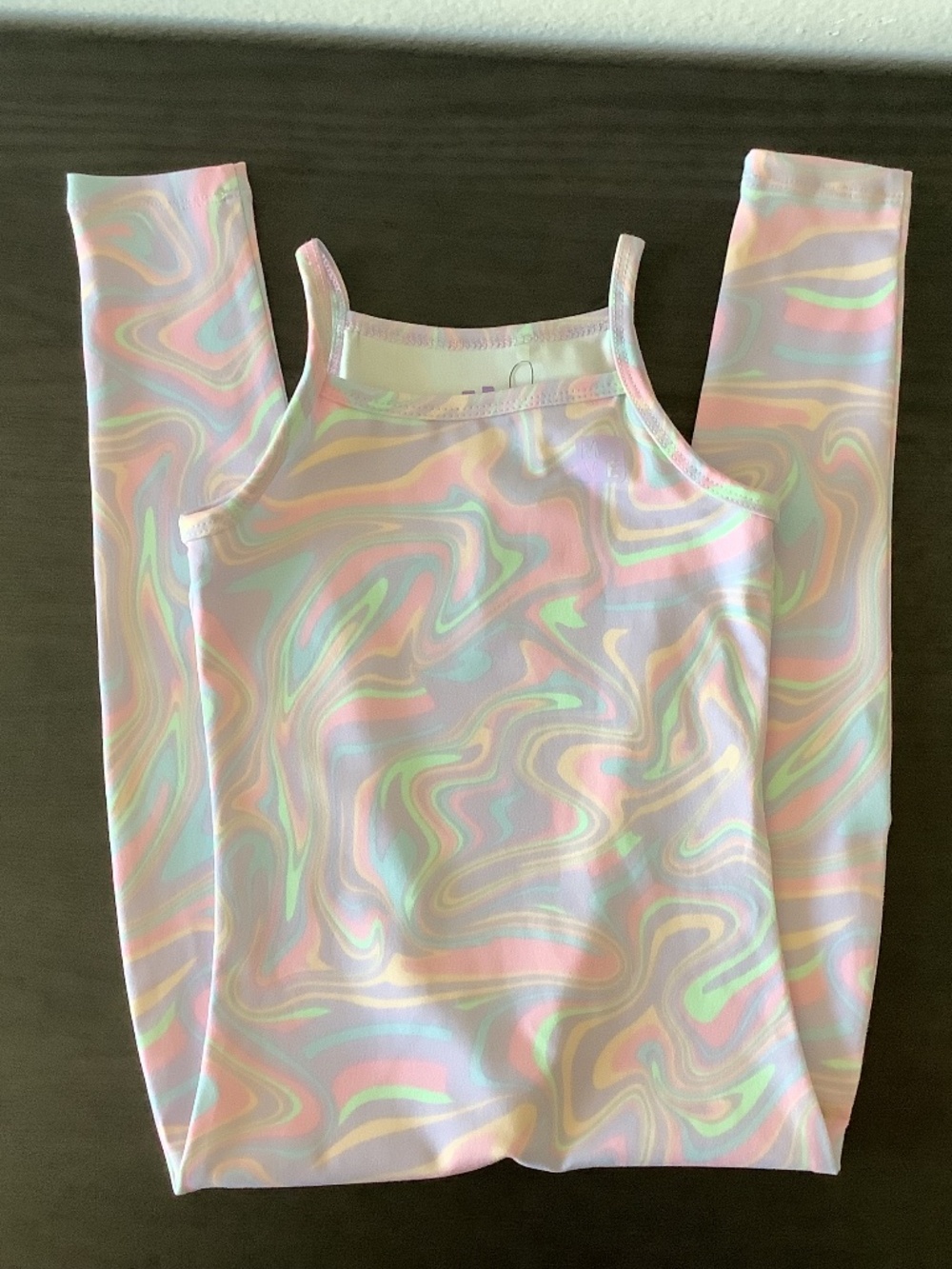 NWT Cotton On Kids Girls Active Size 4 Sleeveless Jumper The MVE Romper Pastle